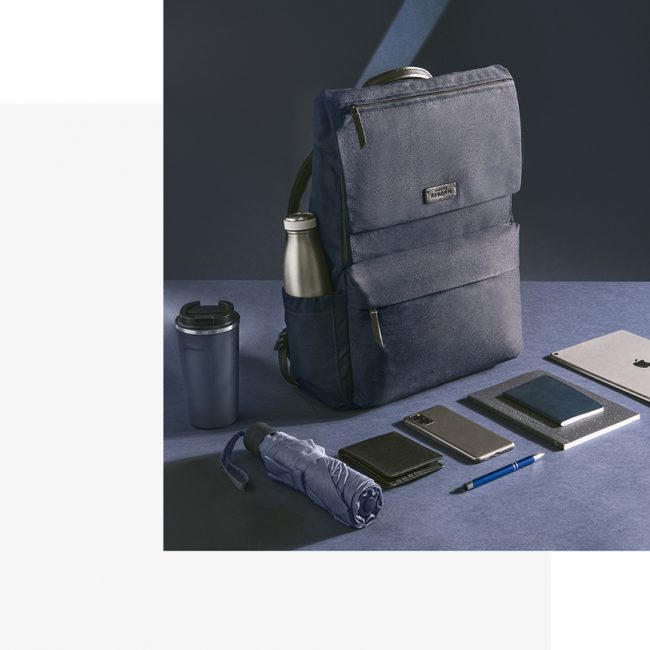 The Bugatti Group® Valais Backpack, Holds Lptops 15.6, 5.5 x 5.5